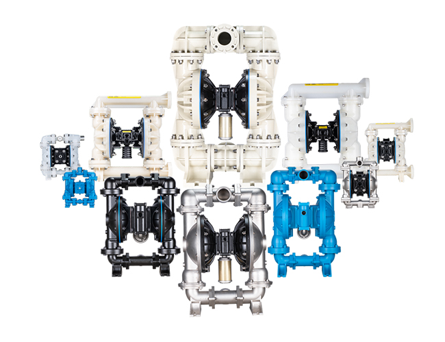 Bomba de diafragma operada por aire